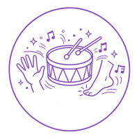 Ritmo musical explorado mediante movimiento, juego, cuerpo, voz, objetos e instrumentos
